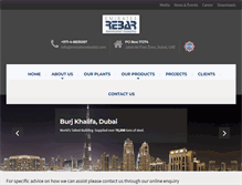 Tablet Screenshot of emiratesrebarltd.com